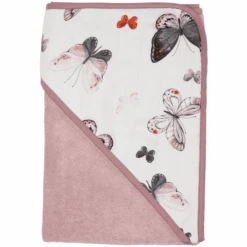 Be Be 's Collection Kapuzenbadetuch 3D Butterfly Bunt