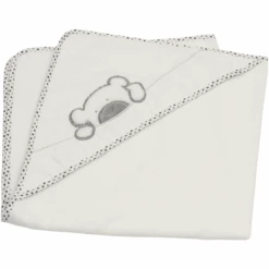 Be Be 's Collection Kapuzenbadetuch Big Willi Grau 100 X 100 Cm