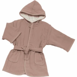 Be Be 's Collection Musselin Bademantel Altrosa