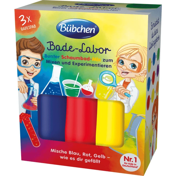 Bübchen Schaumbad-Mix Kids Bade-Labor 3 X 50ml 1 Bübchen Schaumbad-Mix Kids Bade-Labor 3 X 50ml