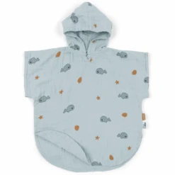 Done By Deer™ Badeponcho Wally Blau