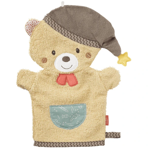 Fehn® Waschhandschuh Bär Bruno 1 Fehn® Waschhandschuh Bär Bruno