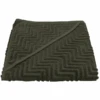 FILIBABBA Kapuzenbadetuch Zigzag Dark Green