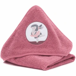 Fillikid Kapuzenbadetuch Häschen Berry 75x75 Cm
