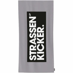 HERDING Velourbadetuch Strassenkicker Grau-schwarz 75 X 150 Cm