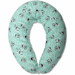 HOBEA-Germany Stillkissen Affen Mint Weiß