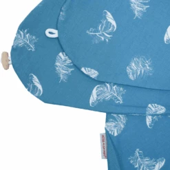 HOBEA-Germany Stillkissenbezug Federn Blau