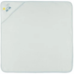 HÜTTE & CO Kapuzenbadetuch Auto Weiss 100 X 100 Cm