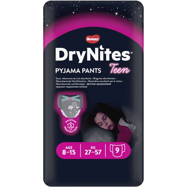 Huggies DryNites Pyjama Pants Einweg Mädchen 8-15 Jahre 9 Stück 1 Huggies DryNites Pyjama Pants Einweg Mädchen 8-15 Jahre 9 Stück