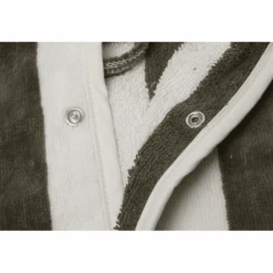 Jollein Bademantel Stripe Frottee Green Leaf -BéBé-Jou Store jollein bademantel stripe frottee green leaf a383742 3