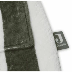 Jollein Bademantel Stripe Frottee Green Leaf -BéBé-Jou Store jollein bademantel stripe frottee green leaf a383742 4