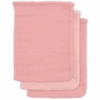 Jollein Bamboo Waschlappen 3er-Pack Pale Pink