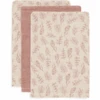 Jollein Mull Waschlappen 3er-Pack Meadow Rosewood