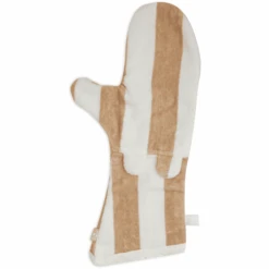 Jollein Waschhandschuh Stripe Frottee Biscuit
