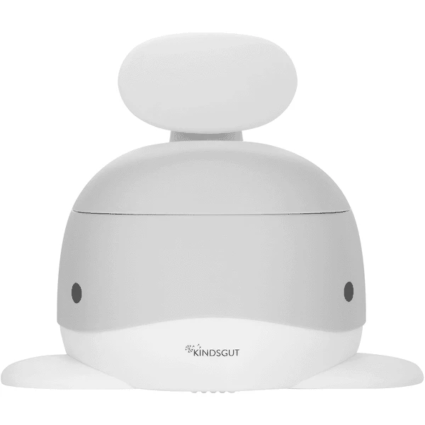 KINDSGUT Kindertöpfchen Wal, Hellgrau 1 KINDSGUT Kindertöpfchen Wal, Hellgrau