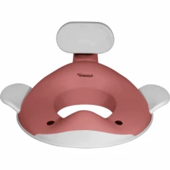 KINDSGUT Toilettenaufsatz Wal Altrosa
