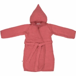 LÄSSIG Bademantel Musselin Rosewood