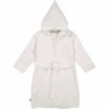 LÄSSIG Bademantel Musselin Weiß