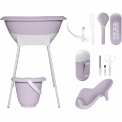 Luma® Babycare Bade- Und Pflegeset Speckles Lila