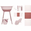 Luma® Babycare Badeset Mit Muslin Tücher In Blossom Pink Ab Der Geburt