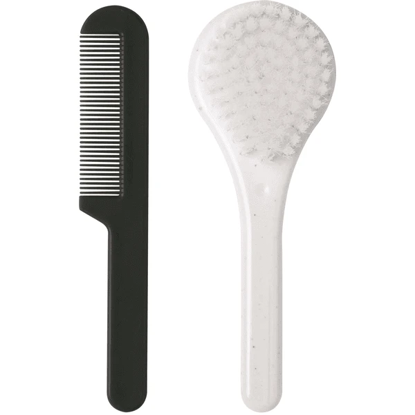 Luma® Babycare Kamm & Bürste Speckles White 1 Luma® Babycare Kamm & Bürste Speckles White