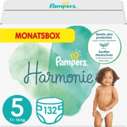 Pampers® Pampers Harmonie Gr. 5 , 11-16 Kg Monatsbox 132 Windeln