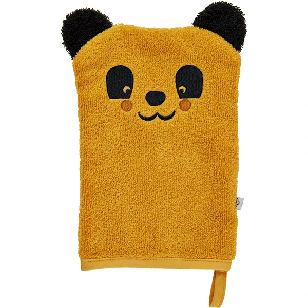 Pippi Waschhandschuh Mineral Yellow 1 Pippi Waschhandschuh Mineral Yellow