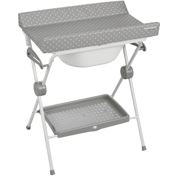 Plastimyr Badewanne LEA Faltbar In Punkte Grau 1 Plastimyr Badewanne LEA Faltbar In Punkte Grau