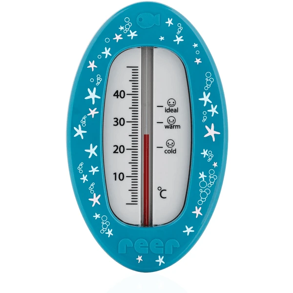 Reer Badethermometer Oval, Blau 1 Reer Badethermometer Oval, Blau