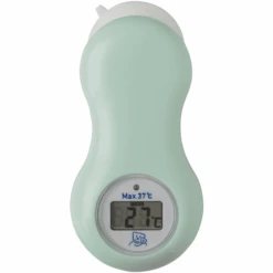 Rotho Babydesign Bad- Und Raumthermometer Mit Saugnapf In Swedish Green