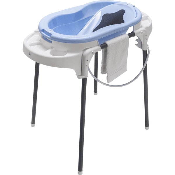 Rotho Babydesign Badestation TOP Sky Blue 4-teilig 1 Rotho Babydesign Badestation TOP Sky Blue 4-teilig