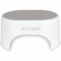 Shnuggle® Tritthocker Weiß / Hellgrau