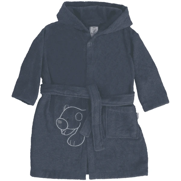 Sterntaler Bademantel Elia Eisengrau 2 Sterntaler Bademantel Elia Eisengrau – Bild 2