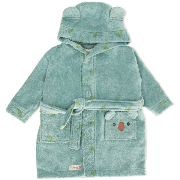 Sterntaler Bademantel Kalla Blau Melange 1 Sterntaler Bademantel Kalla Blau Melange