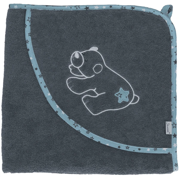 Sterntaler Kapuzen-Badetuch 100 X 100 Cm Elia Eisengrau 1 Sterntaler Kapuzen-Badetuch 100 X 100 Cm Elia Eisengrau