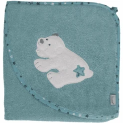 Sterntaler Kapuzen-Badetuch 80 X 80 Cm Elia Dunkeltürkis