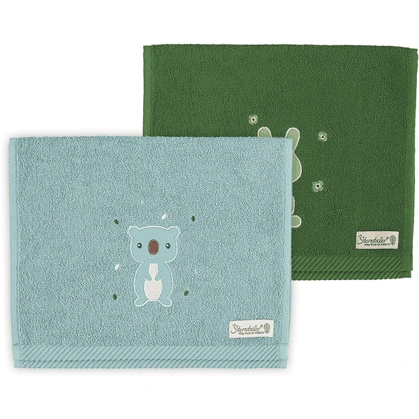 Sterntaler Kinderhandtuch Doppelpack Kinni+Kalla Dunkelgrün 50 X 30 Cm 1 Sterntaler Kinderhandtuch Doppelpack Kinni+Kalla Dunkelgrün 50 X 30 Cm