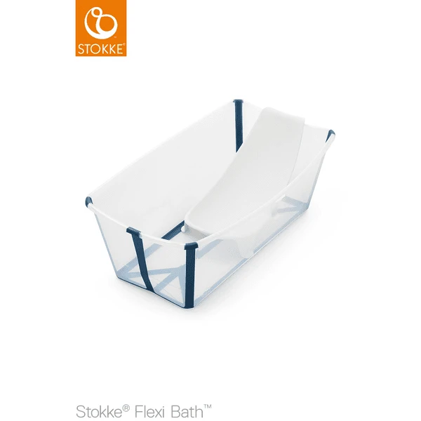 STOKKE® Badewanne Flexi Bath™ Set Blau 1 STOKKE® Badewanne Flexi Bath™ Set Blau