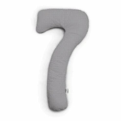 THERALINE My7 Seitenschläferkissen Jersey Punkte Grau