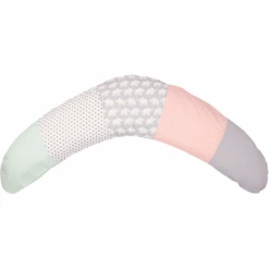 Ullenboom Patchwork Stillkissen (mit Inlett) Elefant Mint Rosa 190 X 38 Cm